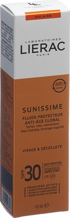 Lierac Fluide Sun Protection Factor 30 (Sonnencreme Gesicht, SPF 30, 40 ml, 65 g)