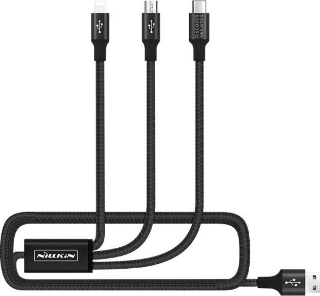 Actual product image Nillkin Fancy 3-in-1 box, hard case, charging cable and Qi charging station (Apple iPhone XR)