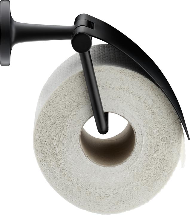 Productafbeelding Duravit Papierrolhouder STARCK T met deksel zwart mat