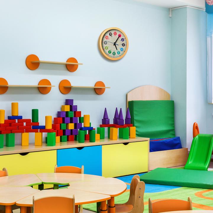 Productafbeelding Relaxdays Wandklok voor kinderen (30 cm)