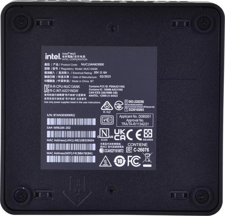 Immagine prodotto ASUS NUC 13 Pro Kit (Intel Core i5-1340P)