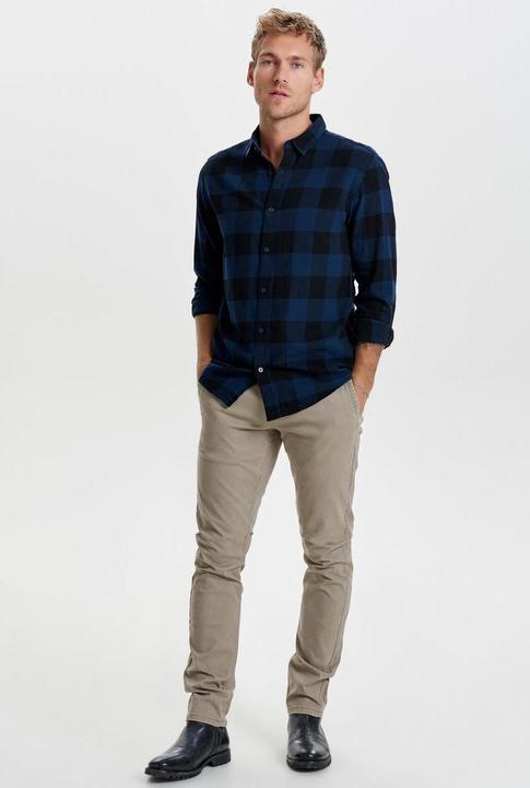 Immagine prodotto Only & Sons Kariertes Langarmhemd (XS)