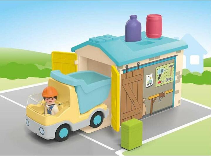 Produktbild Playmobil LKW mit Sortiergarage (71686, Playmobil Junior)