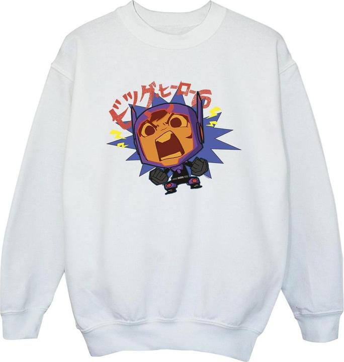 Disney Big Hero 6 Baymax Hiro Angry Manga Sweatshirt Mädchen
