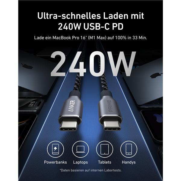 Produktbild Anker A88E2012 (1.80 m, USB 3.2, 240 W)