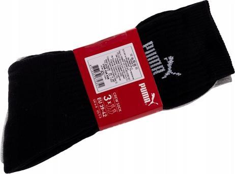 Immagine prodotto Puma Calzini sportivi unisex 3-pack, Multicolore (325 - Bianco / Grigio / Nero), 39-42 (39 - 42)