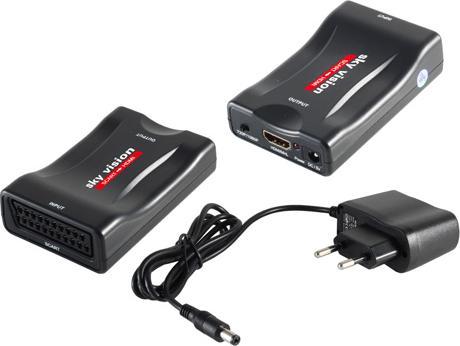 Immagine prodotto Sky Vision Convertitore da SCART a HDMI, PAL, NTSC, 1080P, VHS, Xbox, PS3