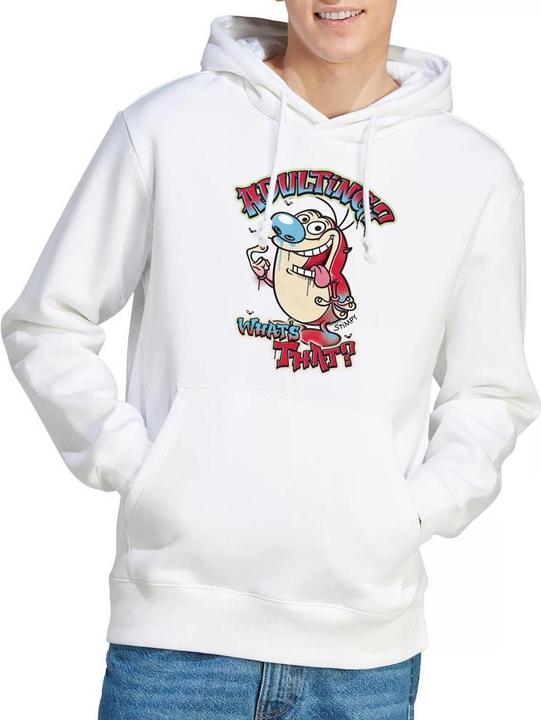 Immagine prodotto Ren & Stimpy Adulting Whats That? Felpa con Cappuccio Uomo (L)