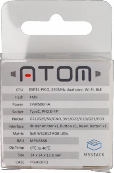 Actual product image M5Stack Atom Lite ESP32
