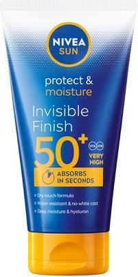 NIVEA Sun Invisible Finish Moisturizing Sunscreen Balm Spf50+ 150ml (SPF 50+, 150 ml)