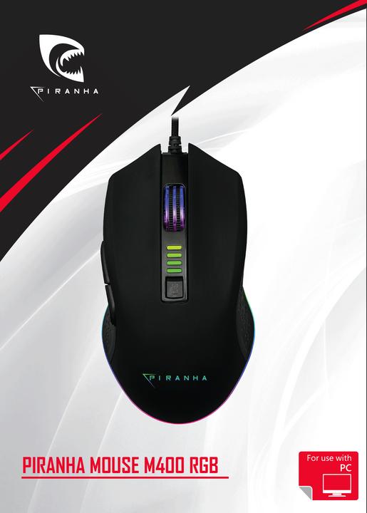 Image du produit Piranha Souris M400 RGB (Filaire)