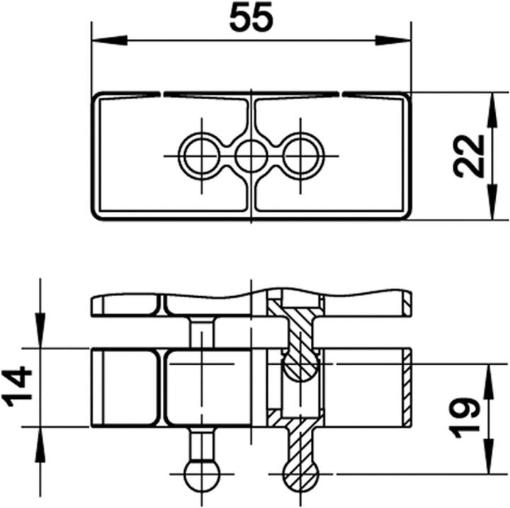 Actual product image Q-lab Cable routing system (Cable conduit, 75 cm)