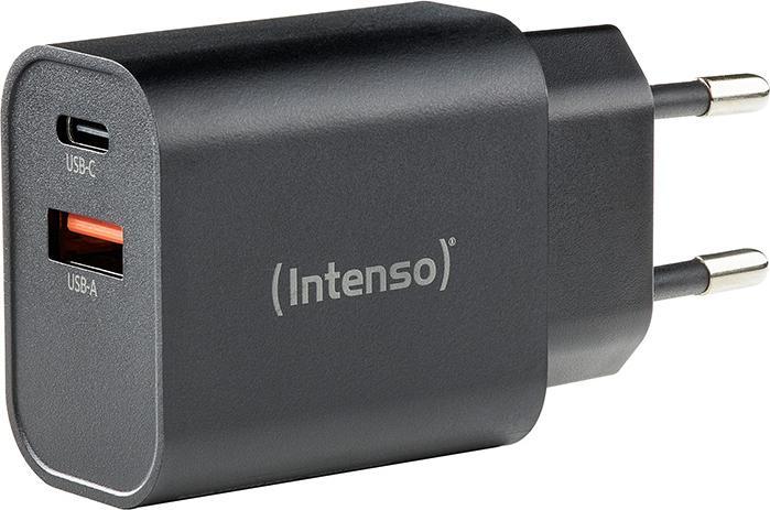 Image du produit Intenso Power Adapter W30AC, 30W, USB-A und USB-C Anschluss, für iPhone, iPad, Tablet, Samsung Galax (30 W)