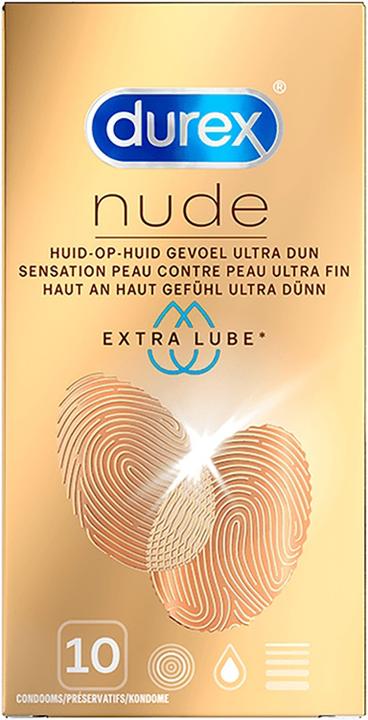 Produktbild Durex Condoms Nude Extra Lube 10st (10 Stk.)