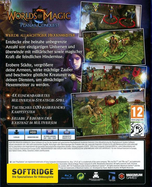 Produktbild Avanquest Worlds of Magic: Planar Conquest (PS4, EN)
