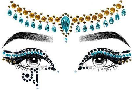 Produktbild Leg Avenue Face Jewels - Kleopatra