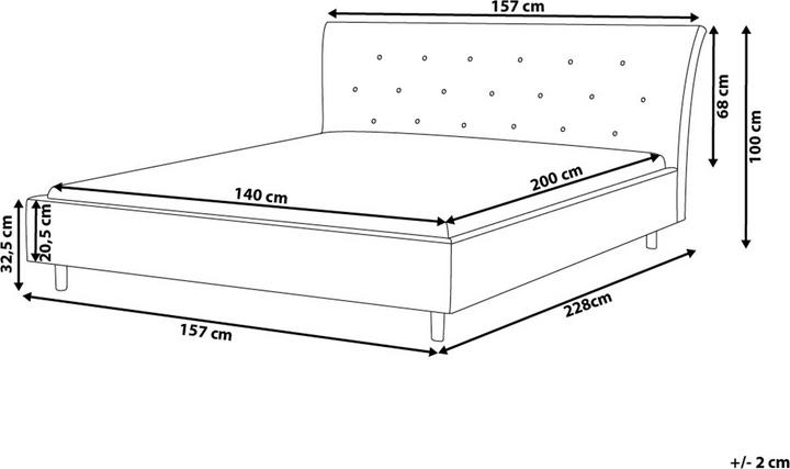 Actual product image Beliani Saverne (140 x 200)