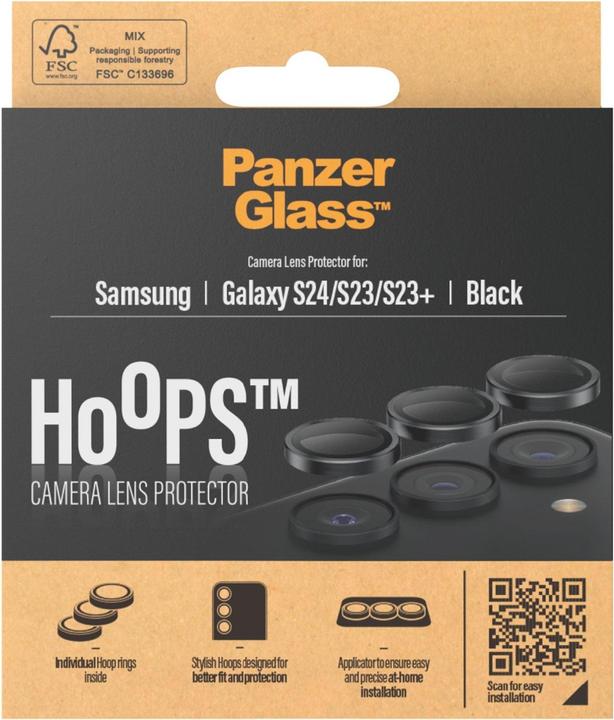 Produktbild PanzerGlass Hoops Camera Lens Protector (3 Stück, Samsung Galaxy S24+, Samsung Galaxy S23+)