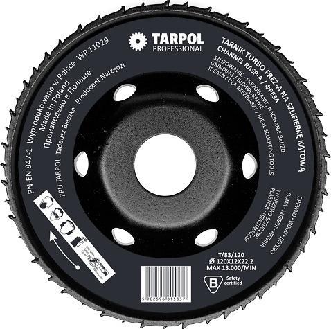 Actual product image Tarpol TARNIK TURBO FREZ-A 12mm 120mm T-83
