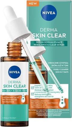 Actual product image NIVEA Derma Skin serum nawilżające do skóry z niedoskonałościami 30ml (30 ml)