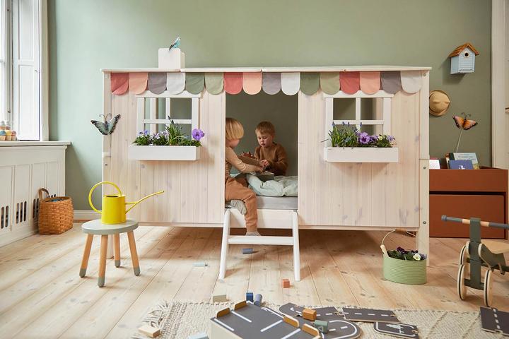 Actual product image Flexa Bed Classic with 1/1 House (90 x 200 cm)
