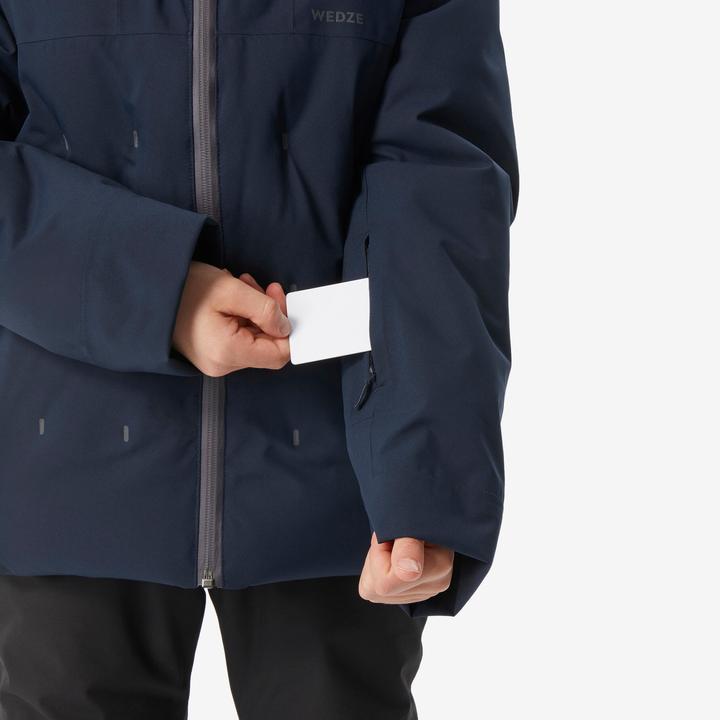 Produktbild Wedze Skijacke Kinder wattiert warm und wasserdicht - 500 blau (164)