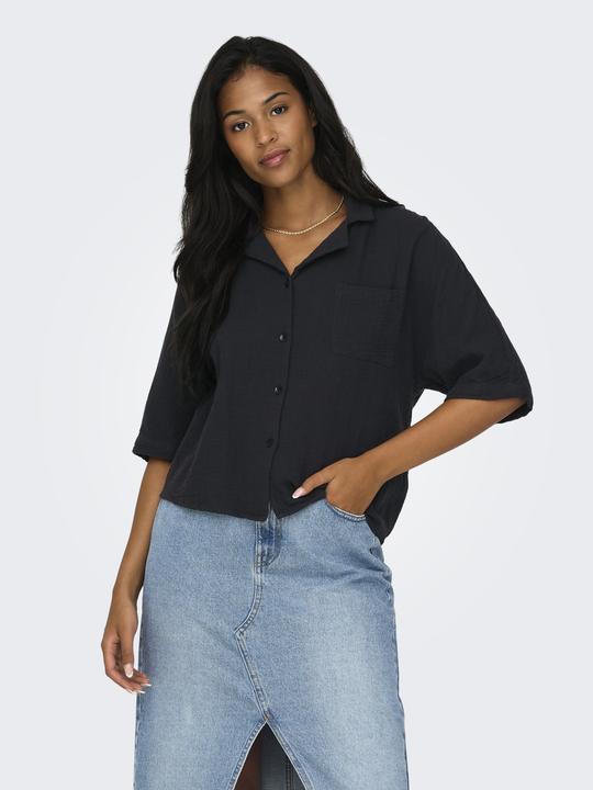 Produktbild Only Normal geschnitten Button-Down Kragen Hemd Hemd (XS)