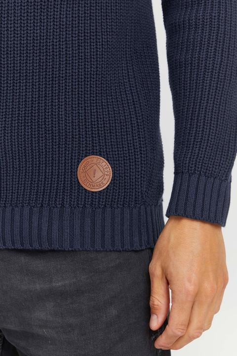 Immagine prodotto Solid Xenox Maglione In Maglia Grossa Pullover Con Collo Alto In Cotone 100% (S)