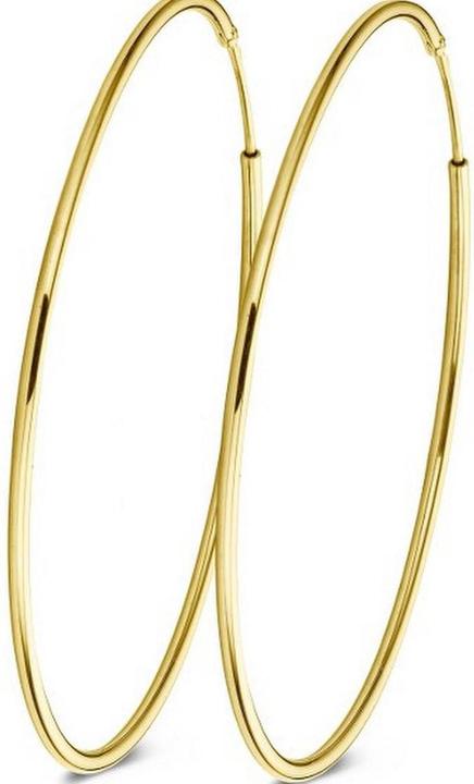 Immagine prodotto Casa -Schmuck Oorringen DMC XXL Gold vergoldete Ohrringe - 70 mm (Argento 925)