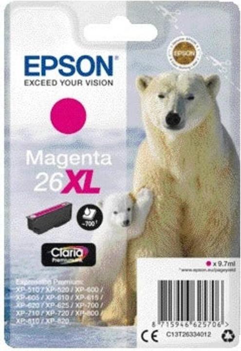 Actual product image Epson 26XL Claria Premium (M)