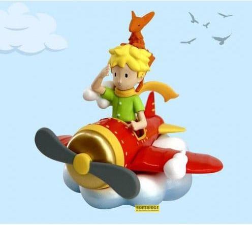 Produktbild Plastoy Le Petit Prince figurine Le Petit Prince er le renard en avion 7 cm