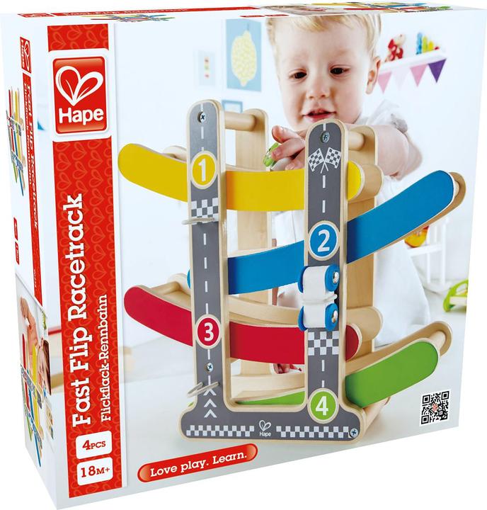 Actual product image Hape Flickflack racetrack