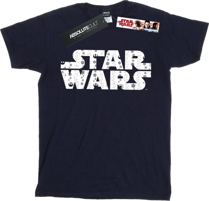 Star Wars Christmas Logo TShirt Mädchen