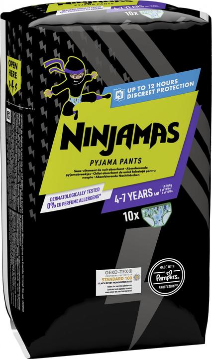 Actual product image Pampers Ninjamas (Size M, Pack, 10 Piece)