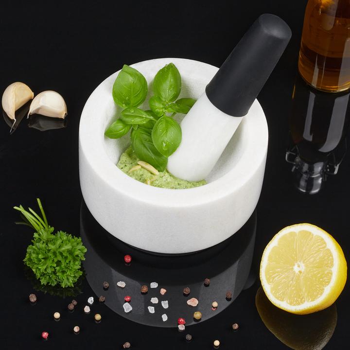 Image du produit Relaxdays Mortier avec pilon, en marbre