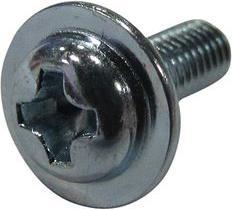 Produktbild RND Components Schraube mit Unterlegscheibe, Integrierte Unterlegscheibe, Phillips, PH2, M3, 6mm, Packung à 100 (100 Schrauben pro Stück)
