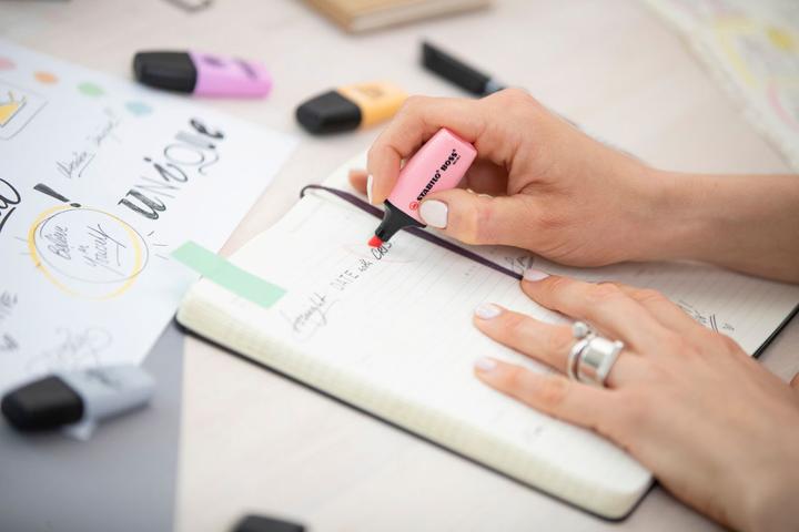 Produktbild STABILO BOSS MINI Pastellove 2.0 Textmarker (Rosa, 5 mm, 1 x)