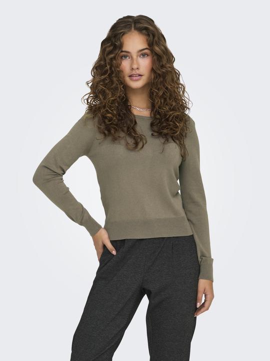 Image du produit Only Coupe normale Col rond Poignets côtelés Pulls en maille (XS)