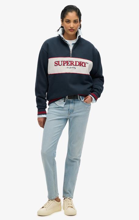 Image du produit Superdry Sweat ample à capuche et col zippé Country Club (12)