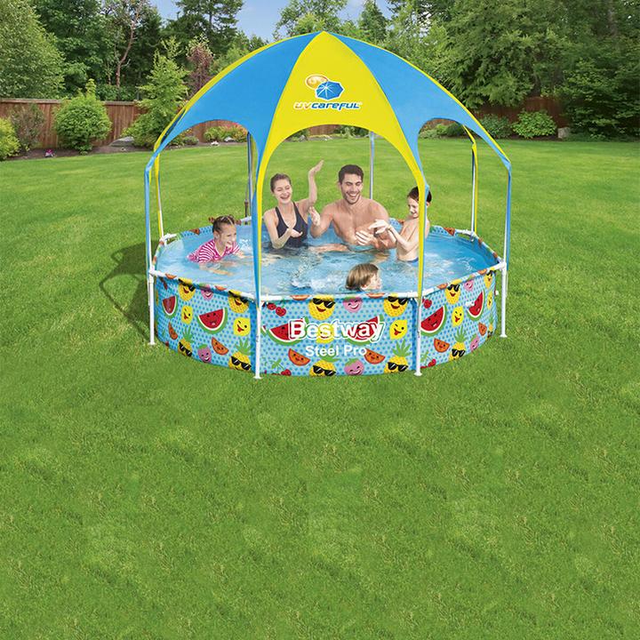 Produktbild Bestway Steel Pro Pool mit UV-Sonnenschutz