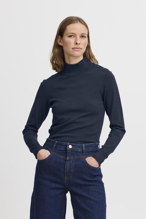 Produktbild B.young pullover mit knopfleiste, damen mmorla 2 (XL)