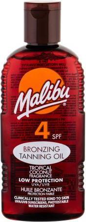 Image du produit Malibu Huile solaire bronzante SPF4, 200 ml (Huile solaire, Jusqu'à SPF 10, 200 ml)