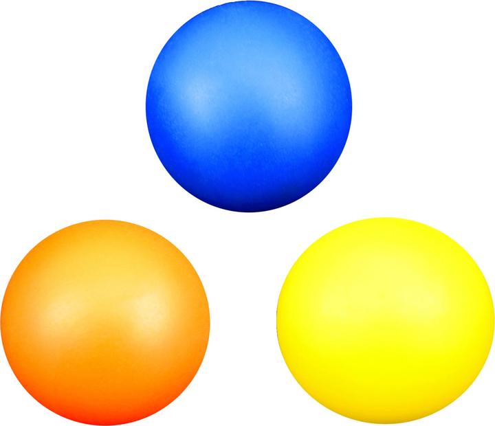 Magni Strandballen I Vervangingsballen voor strandballen I 3 plastic zachte ballen I Ping Pong