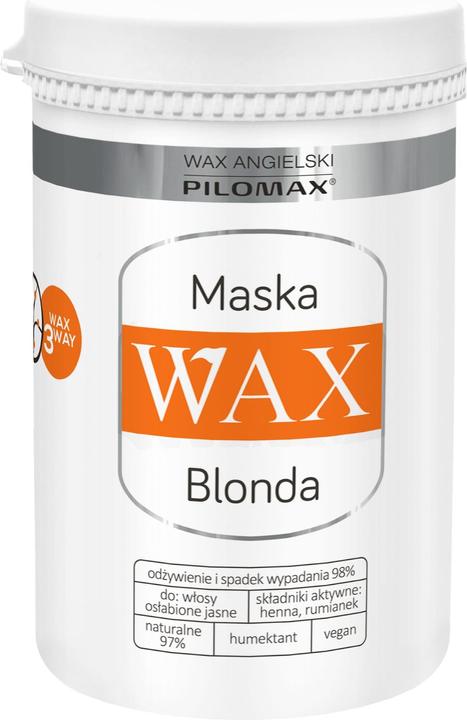 Pilomax Wachs English, Natur Classic Blonda, Haarmaske, 480 ml (480 ml)