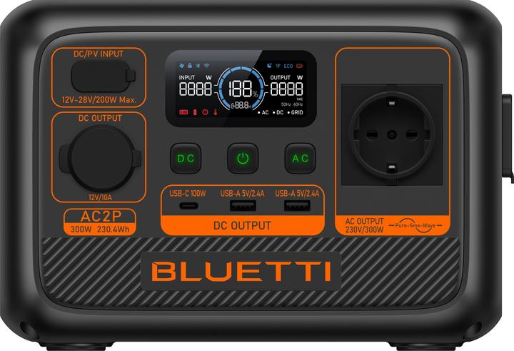 Actual product image Bluetti AC2P (230.40 Wh, 3.60 kg)