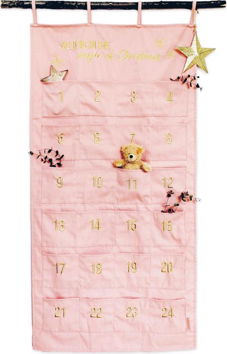 Valori nutrizionali e ingredienti Papierdrachen Arazzo calendario dell'Avvento rosa e oro