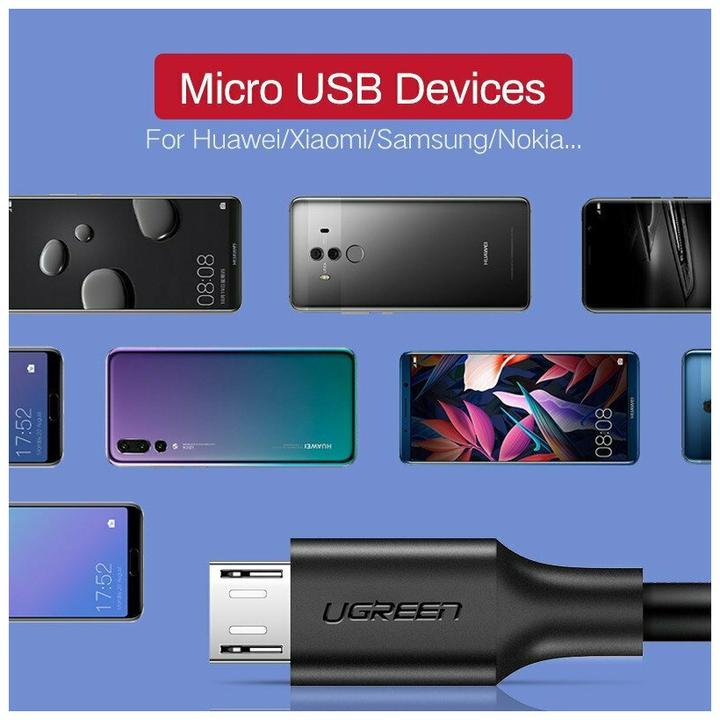 Actual product image Ugreen MicroUSB charging and USB (1 m, USB 2.0)