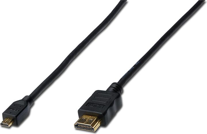 Produktbild Digitus micro HDMI (Typ D) — HDMI (Typ A) (1 m, HDMI)