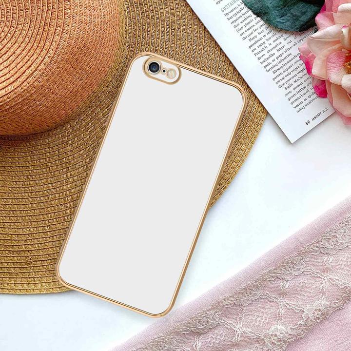 Actual product image Cadorabo Case for Apple iPhone 6 / 6S in TPU with camera protection LM130 Style (Apple iPhone 6)