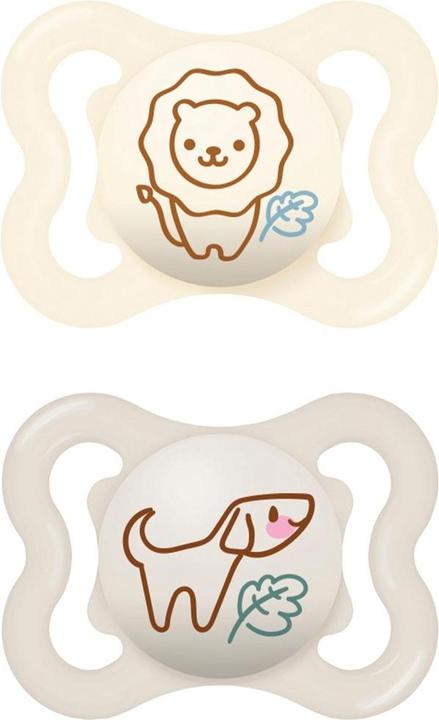 Image du produit MAM Air Silicone Sucettes, 2 pièces, 0-6 mois (2 x, jusqu'à 6 M.)